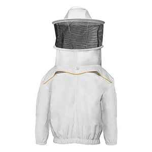 Pull blanc léger veste d'apiculture tissu robuste costume d'apiculteur vestes et chapeaux résistant aux piqûres - Product Image 5