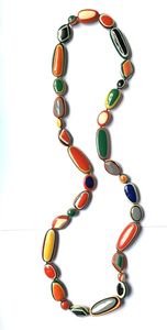 Lujoso collar de cuentas de resina hecho a mano para mujer perla de alto pulido hermoso accesorio de moda mejor calidad directa India - Product Image 3