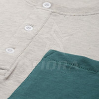 Conjunto de Camiseta y Pantalones Cortos Casuales para Hombre, Corte Ajustado, Algodón/Poliéster, Manga Corta, Estampado, Transpirable, Diseño Veraniego, Color/Logotipo Personalizado