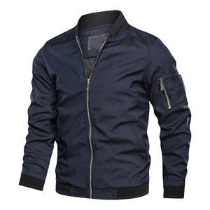 Chaqueta de Hombre con Logotipo Personalizado, Chaqueta Casual de Manga Larga para Otoño, Chaqueta Cortavientos, Chaqueta Bomber - Product Image 5