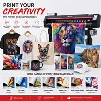 Impresora de Formato Ancho GCLOR de 1.3m con Cabezal de Impresión Epson Simple/Doble para Impresión en Vinilo, Pancartas, Papel Fotográfico y Lienzo