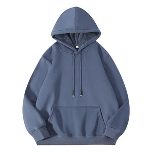 Sudaderas con capucha de invierno personalizadas Extra grandes de algodón polar bordado ecológico impermeable para hombres sudaderas con capucha 2024 - Product Image 3