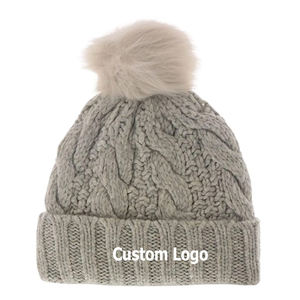 หมวกบีนนี่ไหมพรมผสมขนสัตว์สำหรับฤดูหนาว สีทูโทน คุณภาพสูง แบบเรียบง่าย สำหรับทุกเพศ เหมาะสำหรับการเดินทาง - Product Image 2