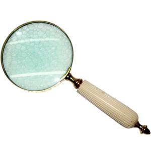 2025 New Design Antique Bronze Metal Vintage Eye <b>Glass</b> <b>Magnifier</b> Good Quality Indian Handicraft Wholesale Luxury Item Top Sell - Product Image 1