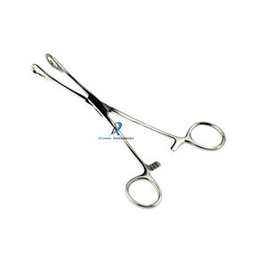 Fórceps de esponja Foerster quirúrgico profesional, abrazadera hemostática recta de acero inoxidable de 12 pulgadas, herramienta de agarre médico - Product Image 3