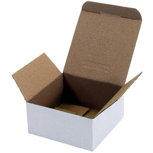 Single-Wall <b>Folding</b> <b>Boxes</b> with Automatic Bottom 118x118x56mm 1.1E Quality White-Pack of 40 - Product Image 1