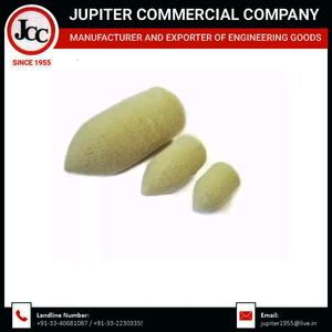 Conos de fieltro de lana de disco abrasivo de calidad superior de Venta caliente Fabricante a granel al por mayor indio duradero con soporte OEM personalizado - Product Image 6