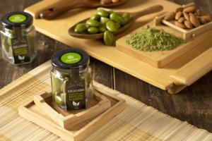 Chocolate Dragee de Buena Calidad con Matcha, Almendras Secas Cubiertas de Chocolate Verde y Negro, Bajo MOQ para Venta al por Mayor - Product Image 3