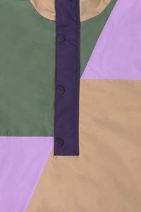 Prince Industry personnalisé de haute qualité nouveau style pull couleur bloc coupe-vent veste à capuche coupe-vent pour hommes - Product Image 4