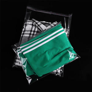 Bolsas de Polietileno Transparentes, Resellables, Ligeras, Impermeables y Ecológicas con Logotipo Personalizado para Comercio Electrónico Textil - Product Image 1