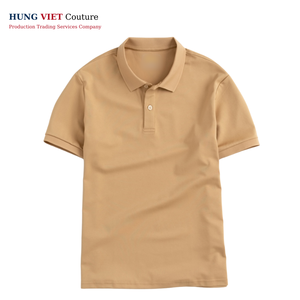 Camisetas de tela de punto con patrón liso unisex, camisetas de polo con logotipo personalizado para hombre con diseño en blanco según la marca - Product Image 2