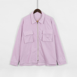 เสื้อฮู้ดซิปแบบย้อมสีพิเศษ กันลมสำหรับฤดูหนาว เป็นมิตรกับสิ่งแวดล้อม ผลิตจากผ้าฝ้ายฟลีซ 100% - Product Image 2