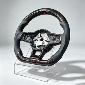 Volant en fibre de carbone véritable pour Volkswagen VW MK7 Golf 7 MK6 Golf 6 <span class=keywords><strong>GTI</strong></span> MK8.5 MK8 - Product Image 2