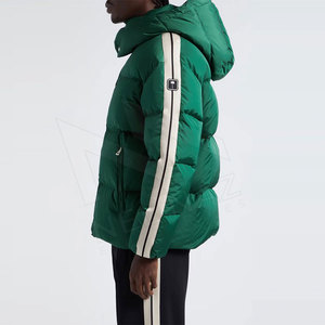 แจ็คเก็ตพัฟเฟอร์ผู้ชายดีไซน์ยอดเยี่ยมประจำปี 2024 บริการ OEM ผลิตตามสั่ง เสื้อคลุมกันหนาวทรงพองสูง คอตั้ง สไตล์ไฮสตรีทสุดเท่ - Product Image 4