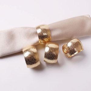 แหวนรองผ้าเช็ดปากโลหะสุดหรู อุปกรณ์ตกแต่งโต๊ะอาหารสุดคลาสสิก - Product Image 4