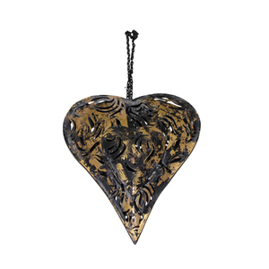 Precio asequible hierro/Cuentas Navidad colgante corazón blanco acabado para el hogar Navidad Festival decoración ornamento personalizado - Product Image 4