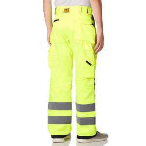 Customizable Logo Heavy Duty Cargo <b>Workwear</b> Pants High Quality Breathable Polyester Cotton Safety Work Trousers for Reflective - Product Image 2