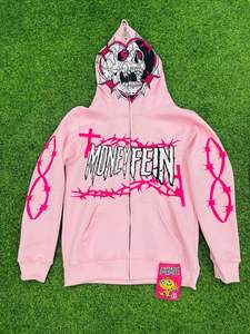 Sweats à capuche décontractés d'hiver pour hommes Couleur unie 100% coton Regular Fit Respirant Vêtements de mode écologiques - Product Image 6