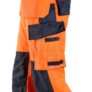 Diseña tus propios pantalones de trabajo para hombre con logotipo, alta visibilidad, ligeros, de secado rápido, transpirables, reflectantes, de poliéster, con certificación CE de seguridad - Product Image 6