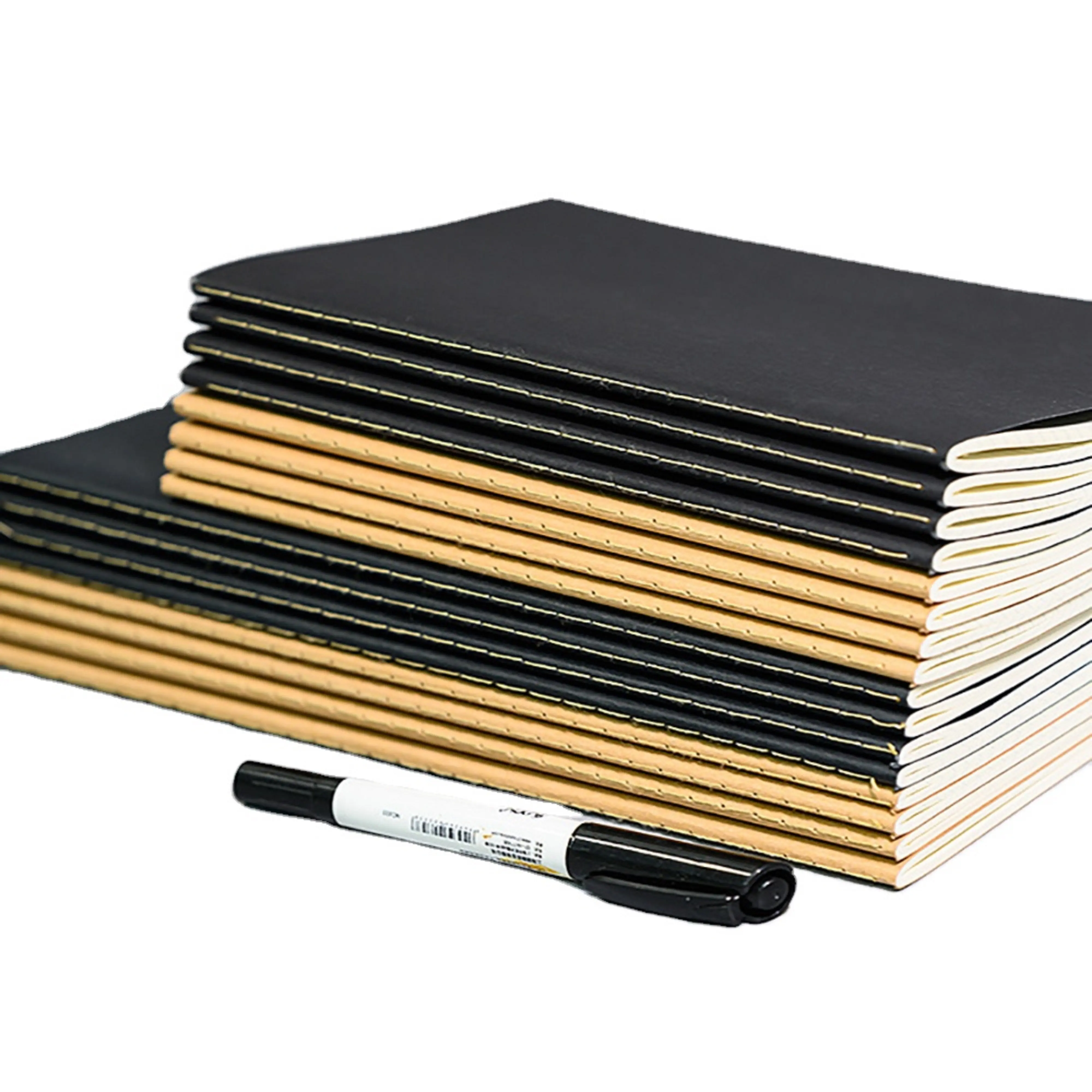 Caderno personalizado adesivo tampa de adesivo a5 40 folhas forro notebook para escola atacado oem impressão fonte de estudante