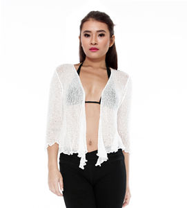 Tricotage décontracté pour femmes vêtements d'été Bali vêtements colorés 100% rayonne personnalisé Bali fabricant KN001-002RK-1 à tricoter - Product Image 1