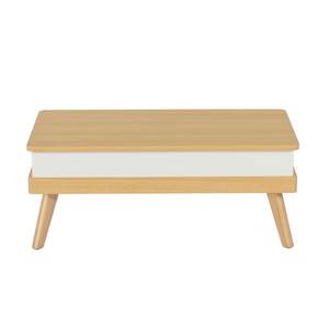 Mesa de Centro Convertible Apulia con Tapa Elevable, Mueble para el Hogar Resistente y Móvil con Altura Ajustable para Sala de Estar - Product Image 3