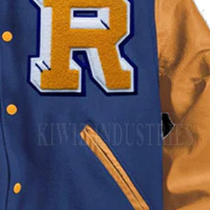 Vestes Letterman avec broderie personnalisée pour hommes Veste de baseball avec broderie Letterman Veste d'équipe sportive à prix réduit - Product Image 5