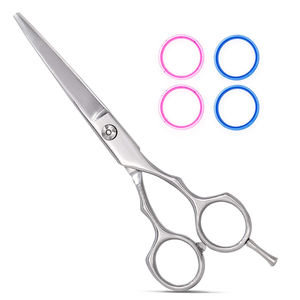 Salon professionnel coupe de cheveux ciseaux de coiffeur lame incurvée en acier inoxydable pointe pointue droitier beauté ciseaux de coiffeur - Product Image 1