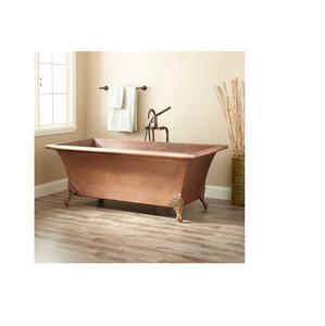 Smooth Antique Copper <b>Bathtub</b> Pure Solid Copper Freestanding Bath Tub Indian Made High Quality <b>BathTub</b> - Product Image 4