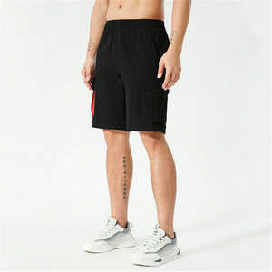 Pantalones cortos de carga de algodón 100% personalizados para hombre, pantalones cortos de pesca para correr al aire libre informales antiarrugas con varios bolsillos sólidos - Product Image 2