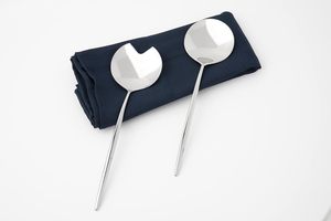 Vente chaude Mat Noir Satin Couverts Ensemble Haute Quantité Nouvelle Arrivée Dîner Couteau Fourchette et Vaisselle pour Partie Alimentaire Servir - Product Image 3