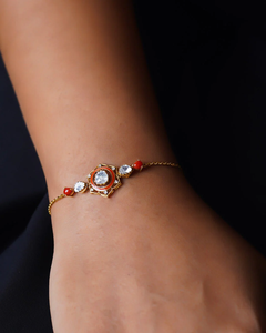 Handcrafted Sacral Chakra <b>Healing</b> Crystal <b>Bracelet</b> for Creativity Passion Emotional Balance and Positive Energy Alignment - Product Image 3