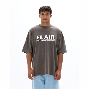 Camiseta Extra Grande de Cuello Redondo para Hombre, 100% Algodón, Felpa Lavada y Bordada, Antiarrugas y Ecológica, Diseños Personalizados Impresos - Product Image 3