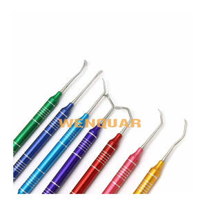 Ensemble d'Élévateurs Dentaires de Haute Qualité 7 Pièces Wenquar Sinus Lift Instruments à Double Embout Manuels Instruments Chirurgicaux Colorés Manuels - Product Image 3