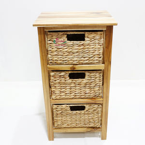 Artex Dong Thap Armoire faite à la main au Vietnam avec étagère de rangement en jonc de mer et jacinthe d'eau - Product Image 6