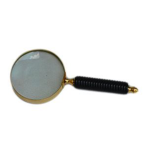 Customized Private Label Hot Sales Handle Vintage Metal Handheld <b>Magnifying</b> Stand for Map Reading <b>Magnifier</b> <b>Glass</b> - Product Image 5