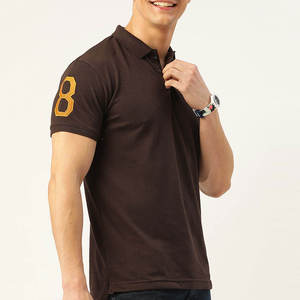 เสื้อโปโลผู้ชายผ้าฝ้ายพิมพ์โลโก้ตามสั่ง แขนสั้น เนื้อผ้านุ่ม ระบายอากาศดี สวมใส่สบาย รับผลิตแบบ OEM ขายส่งจำนวนมากจากโรงงาน - Product Image 2