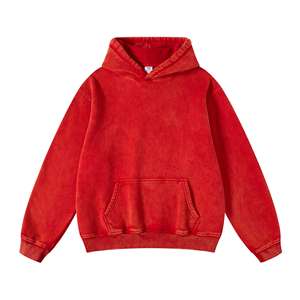 100% algodón oversize Unisex Venta caliente Sudadera con capucha de invierno estampado de seda impresión digital de inyección directa algodón lavado sudaderas con capucha de lana - Product Image 2