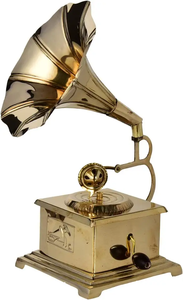 ของตกแต่งห้องทำจากไม้และทองเหลืองแผ่นเสียงสำหรับตกแต่งบ้านโบราณสำหรับเป็นของขวัญสำหรับห้องนอน - Product Image 6