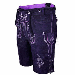 Adult Size Pakistan Manufacture <b>Shorts</b> for <b>Men</b> Custom Print Logo Cotton Made Bavarian <b>Leather</b> <b>Shorts</b> for <b>Men</b> - Product Image 3