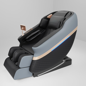 Vente flash 50% OEM ODM Fauteuil de massage intelligent 4D en cuir PU Style classique Fauteuil de massage complet avec contrôle de la minuterie - Product Image 1