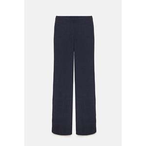 Pantalon évasé à taille haute texturé - Product Image 6