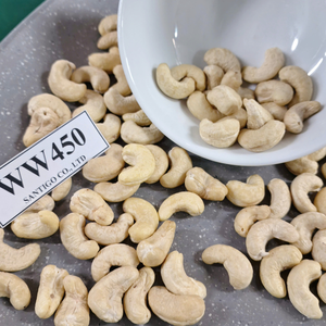 Anacardos SANTIGO de fábrica de confianza WW450 Kaju Badam anacardos crudos OEM, embalaje ODM - Product Image 1