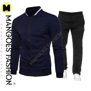 Survêtement d'hiver personnalisé 100 % coton molletonné pour homme, tenue de jogging de qualité supérieure, vêtement de sport tendance avec fermeture éclair - Product Image 5