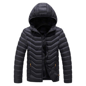 <b>Men</b> Wholesale Warm Casual <b>Jacket</b> Parkas <b>Men</b> Autumn Fashion Streetwear <b>Men</b> Parkas Windproof Thick Hooded Slim Solid Coat - Product Image 1