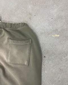 Couleurs personnalisées Vintage lavage coton polaire pantalons de survêtement pour hommes en détresse lavé à l'acide Streetwear léger Style décontracté Jogging - Product Image 4