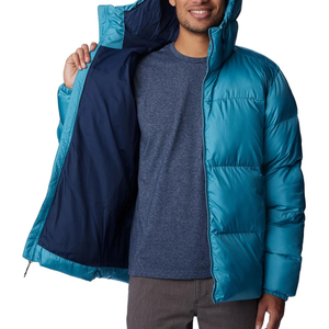 Veste d'hiver matelassée pour homme, à capuche, isolée, chaude, avec fermeture éclair, pour les activités de plein air par temps froid - Product Image 5