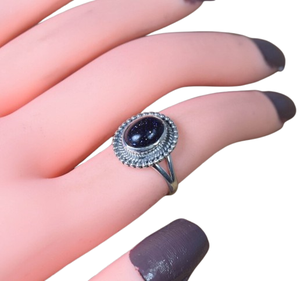 Stunstone Gemstone Jewelry para mujer Silver Boho Style Ring Jewelry 925 Sterling Silver Trending Anillo hecho a mano Regalo para mamá - Product Image 1