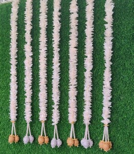 มาลัยลูกปัดดอกมะลิสำหรับตกแต่งเวทีงานแต่งงานของตกแต่งบ้านดอกไม้เทศกาลปาร์ตี้แขวนผนังพวงมาลัยงานแต่งงาน - Product Image 1