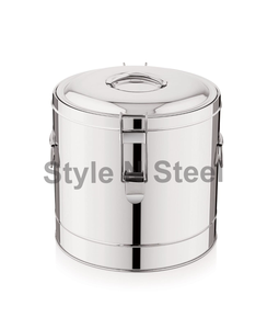 Premium Double- Wall Stainless Steel T-URN Tea Kettle Classic Design Mirror High-Capacity Hot Serving Carafe Mug Warmers - Product Image 1